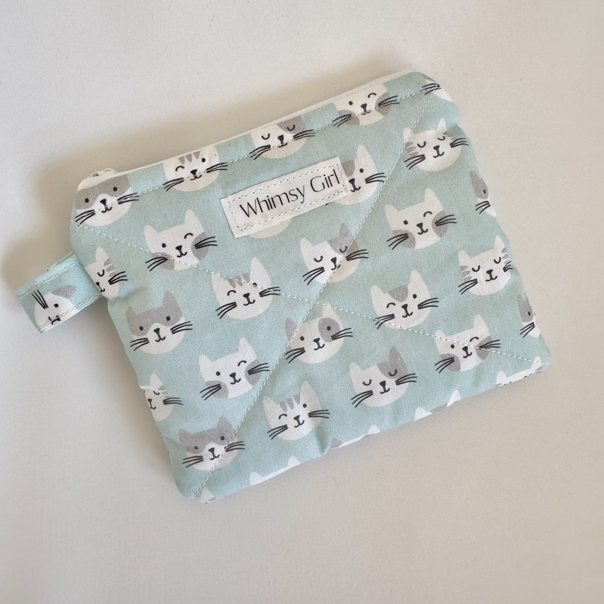 Kitten Quilted Treasure Pouch