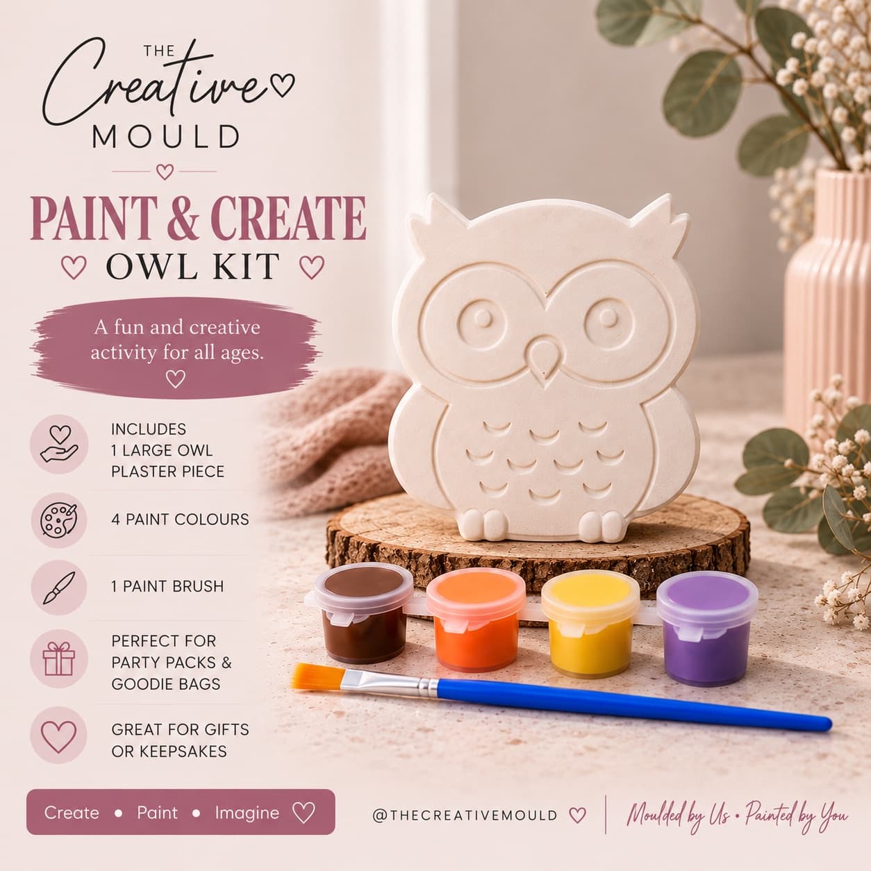 Owl Paint & Create Kit