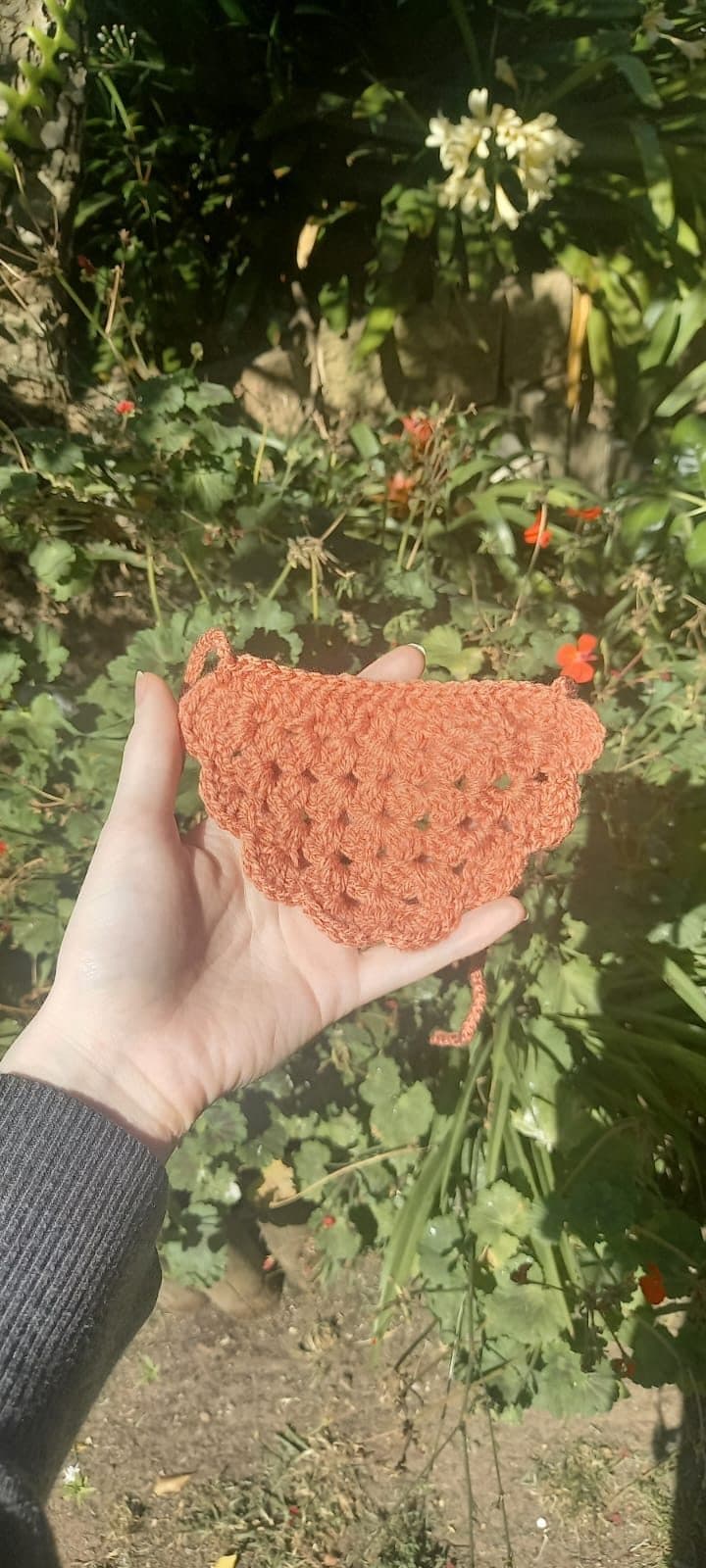 Small Crochet dog bandana!