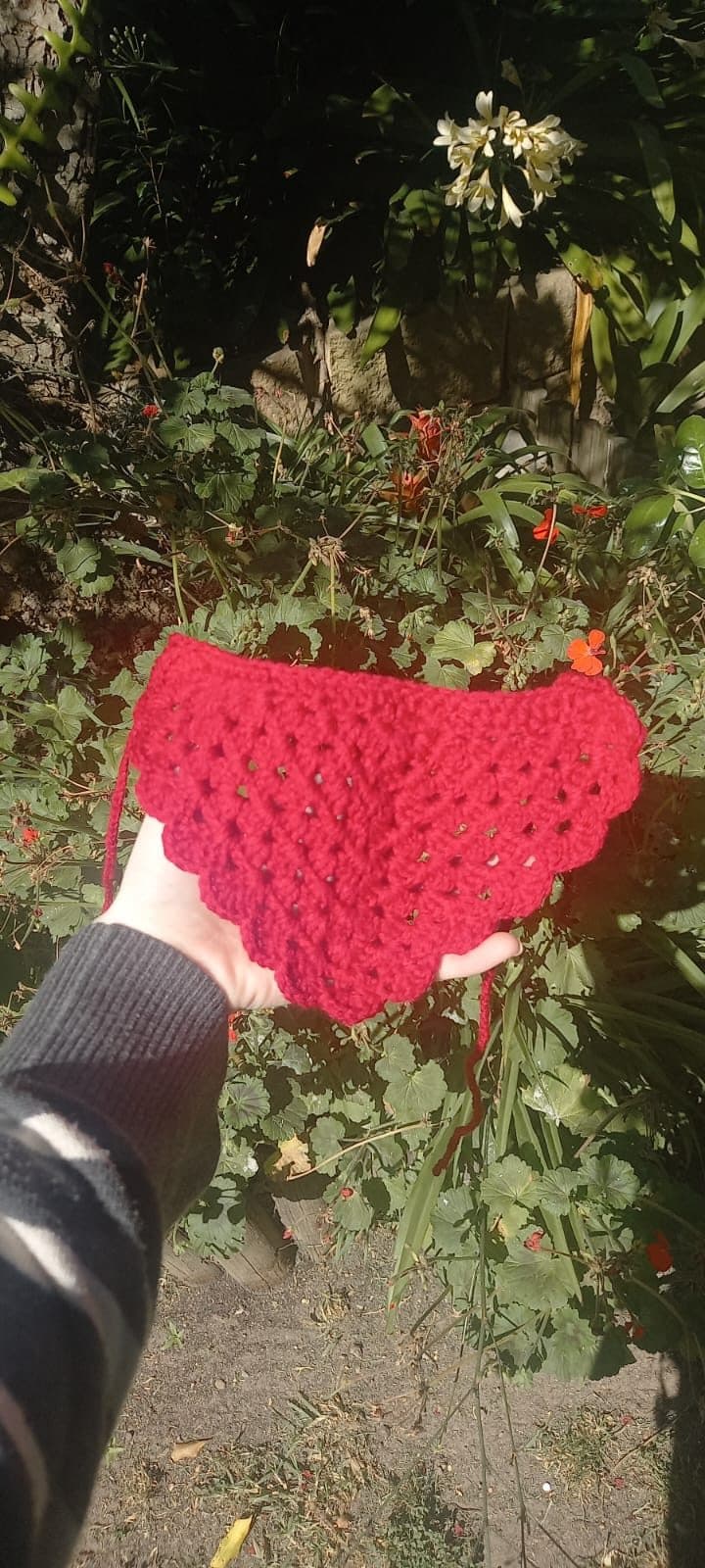 Medium Crochet Dog Bandana