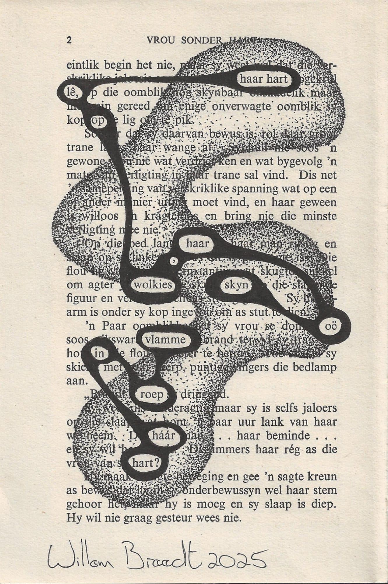 Blockout Poem - Op Wolkies