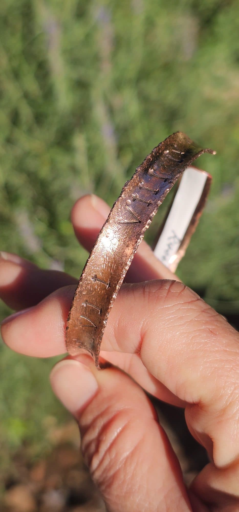 Roman Ten — Handcrafted Copper Bangle