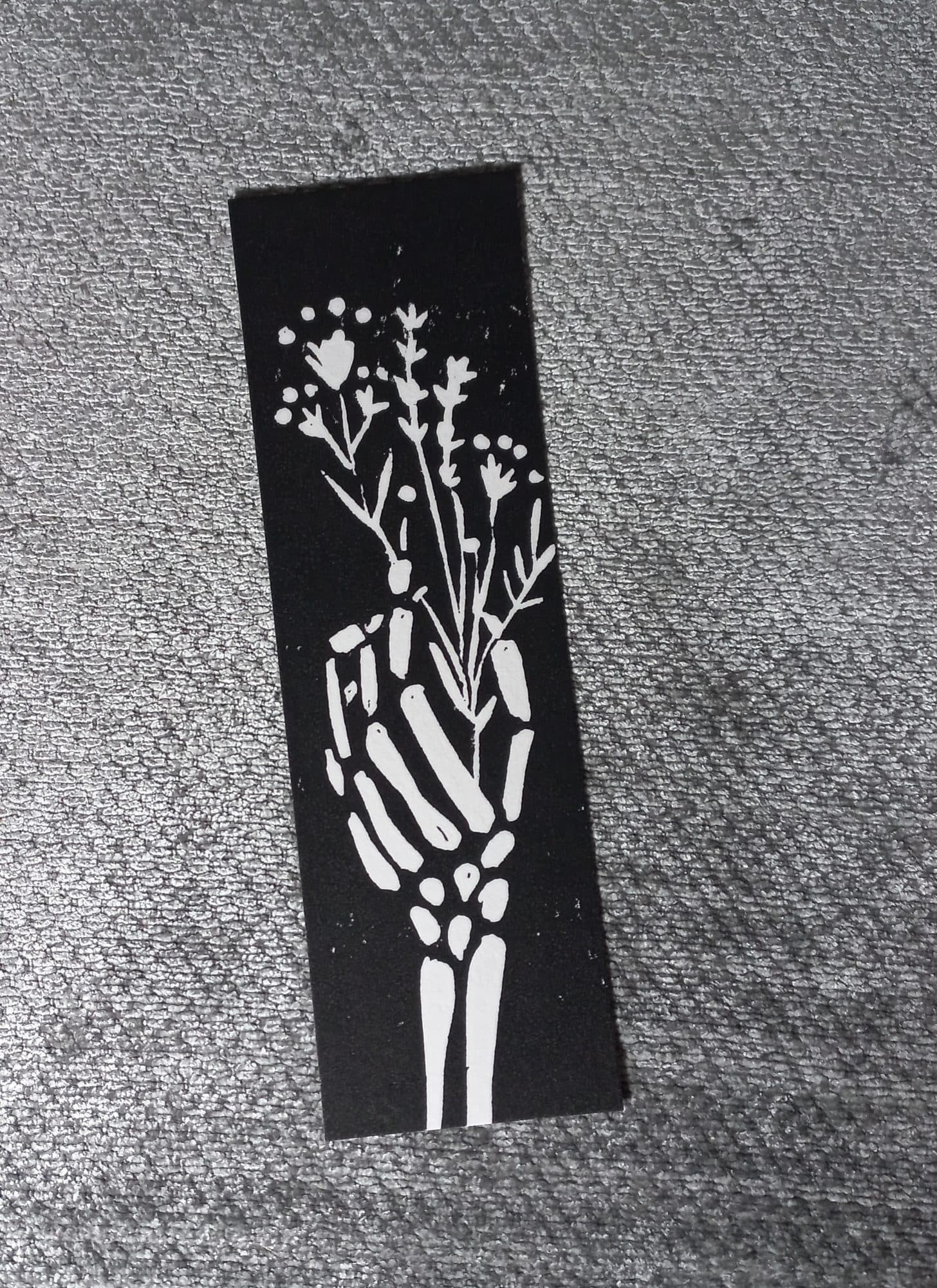 Skellie Flowers Bookmark